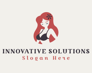 Sexy Bra Underwear logo design