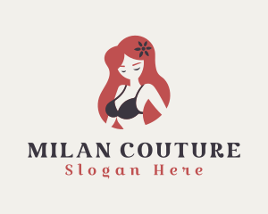 Sexy Bra Underwear logo design