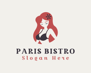 Sexy Bra Underwear logo design