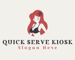 Sexy Bra Underwear logo design