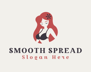 Sexy Bra Underwear logo design