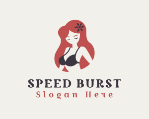 Sexy Bra Underwear logo design