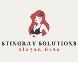 Sexy Bra Underwear logo design