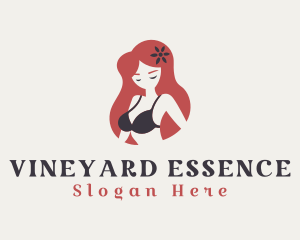 Sexy Bra Underwear logo design