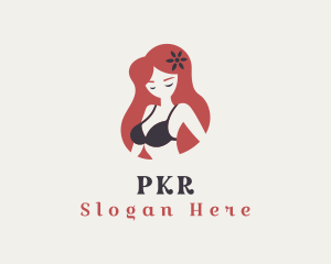 Sexy Bra Underwear logo design