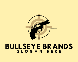 Target - Shooting Gun Target logo design