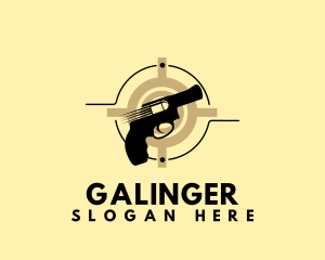 Rifle - Shooting Gun Target logo design