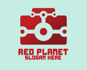 Red Digital Camera logo design