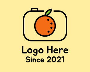 Electronics - Orange Fruit Camera logo design