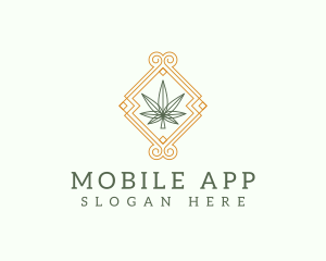 Edibles - Marijuana Weed Leaf logo design