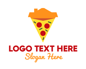 Eat - Homemade House Pizza logo design