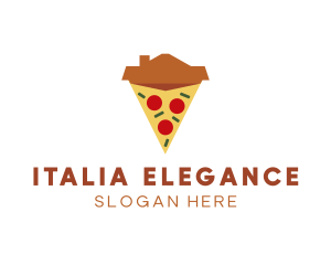 Italy - Homemade House Pizza logo design