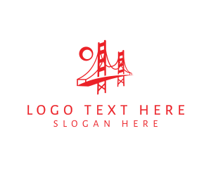 Silicon Valley - Golden Gate Bridge logo design