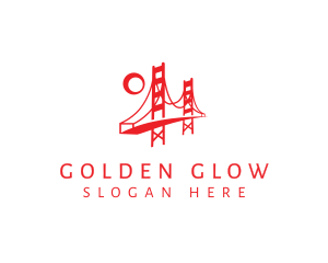 Golden Gate Bridge logo design