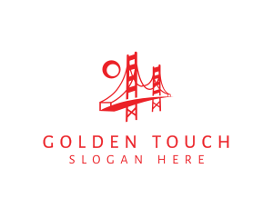 Golden Gate Bridge logo design