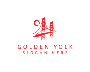 Golden Gate Bridge logo design