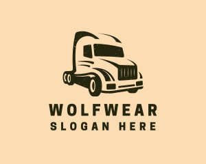 Courier - Freight Delivery Vehicle logo design