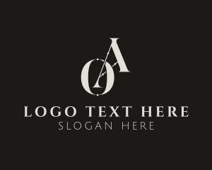 Letter Oa - Luxury Modern Network logo design
