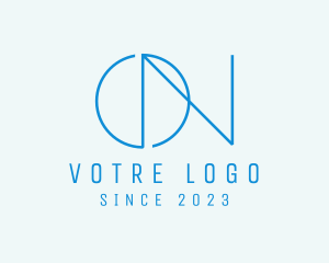 Agency - Simple Letter ON Monogram logo design