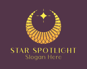 Elegant Moon Star logo design