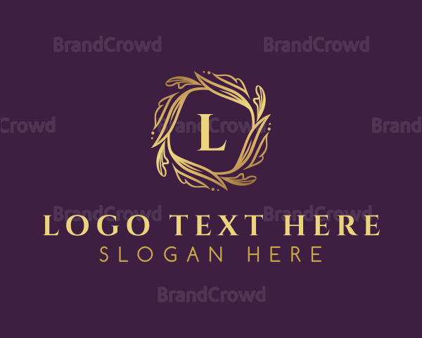 Foliage Wreath Nature Logo