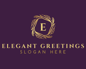 Foliage Wreath Nature logo design