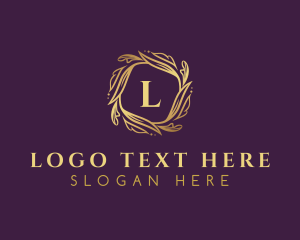 Foliage Wreath Nature Logo