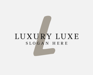 Feminine Luxe Beauty logo design