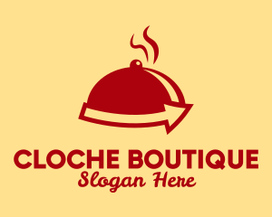 Cloche - Cloche Catering Arrow logo design