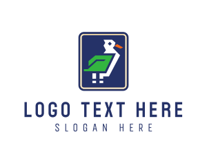 Postal Office - Digital Albatross Bird logo design