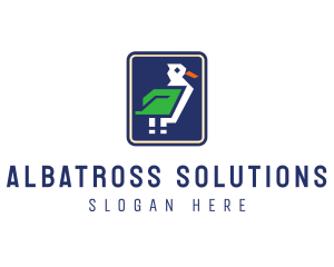 Digital Albatross Bird logo design