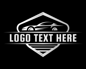 Luxury Car - Speed Car Emblem logo design