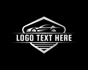 Auto - Speed Car Shield logo design