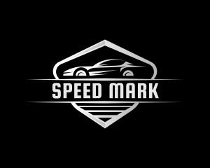 Speed Car Shield logo design