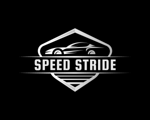 Speed Car Shield logo design