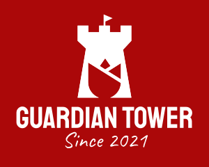 Tulip Tower Castle logo design