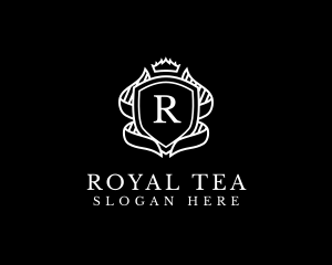 Royal Shield  Ribbon Academy logo design