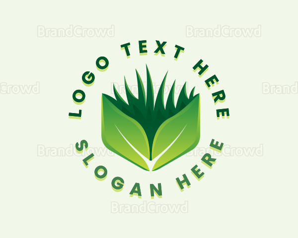 Grass Leaf Landscaping Logo