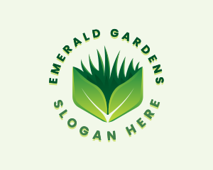 Grass Leaf Landscaping logo design