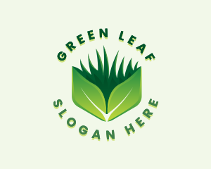 Grass Leaf Landscaping logo design