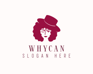 Afro Woman Lifestyle Logo