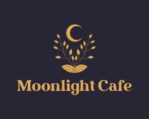 Night Moon Plant logo design