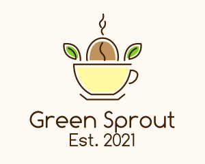 Organic Coffee Seed logo design