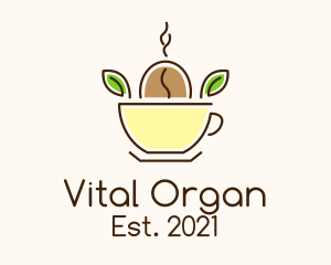 Organic Coffee Seed logo design