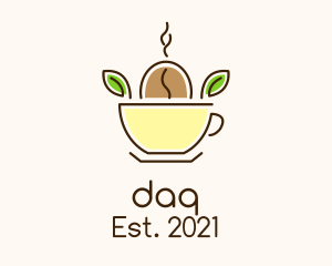 Roasted - Organic Coffee Seed logo design