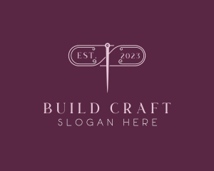 Craft Needle Sewing logo design