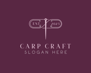 Craft Needle Sewing logo design