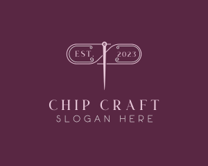 Craft Needle Sewing logo design