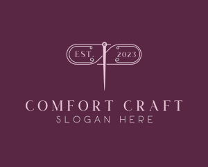 Craft Needle Sewing logo design