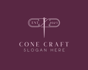 Craft Needle Sewing logo design